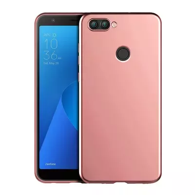 Microsonic Matte Silicone Asus Zenfone Max Plus M1 (5.7'') ZB570TL Kılıf Rose Gold