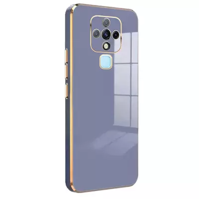 Microsonic TECNO Camon 16 Kılıf Olive Plated Lavanta Grisi