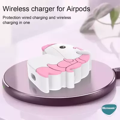 Microsonic Apple AirPods 1. Nesil / 2. Nesil Kılıf Unicorn