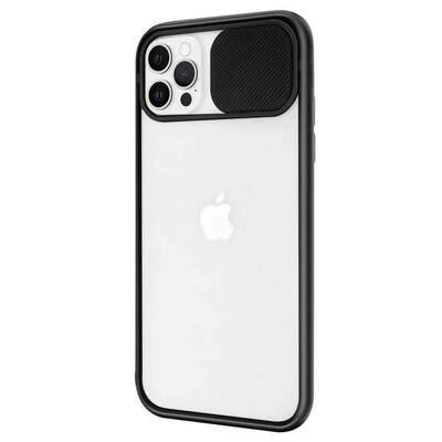 Microsonic Apple iPhone 13 Pro Max Kılıf Slide Camera Lens Protection Siyah