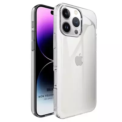 Microsonic Apple iPhone 16 Pro Kılıf Non Yellowing Crystal Clear Sararma Önleyici Kristal Şeffaf