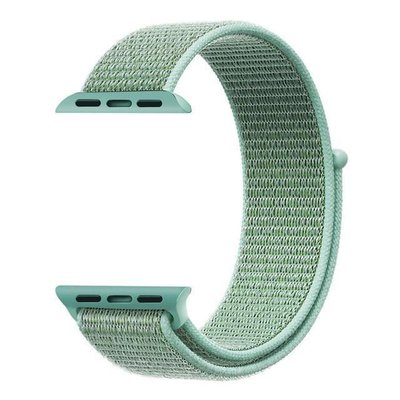 Microsonic Apple Watch Series 4 44mm Nylon Loop Kordon Marine Green