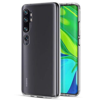 Microsonic Xiaomi Mi Note 10 Pro Kılıf Transparent Soft Beyaz