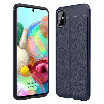 CaseUp Samsung Galaxy A71 Kılıf Niss Silikon Lacivert