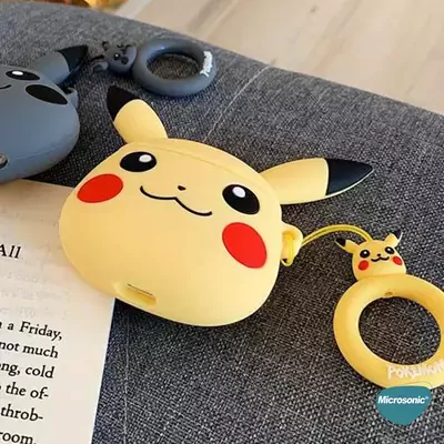 Microsonic Apple AirPods 1. Nesil / 2. Nesil Kılıf Pikachu