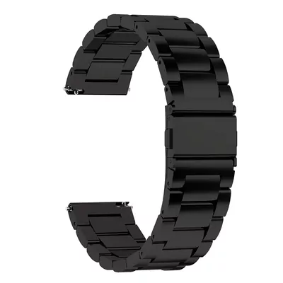 Microsonic Huawei Watch GT 6 46mm Metal Stainless Steel Kordon Siyah