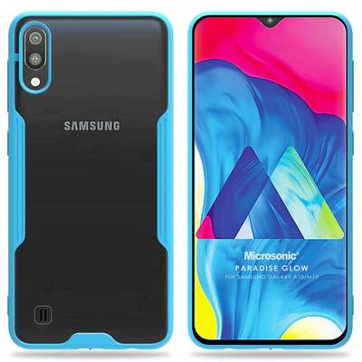 Microsonic Samsung Galaxy M10 Kılıf Paradise Glow Turkuaz