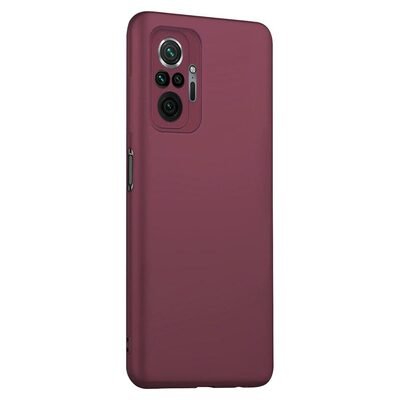 Microsonic Xiaomi Redmi Note 10 Pro Kılıf Matte Silicone Mor