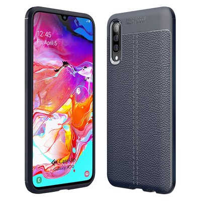 CaseUp Samsung Galaxy A70 Kılıf Niss Silikon Lacivert