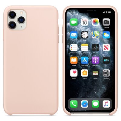 Microsonic Apple iPhone 11 Pro Kılıf Liquid Lansman Silikon Kum Pembesi