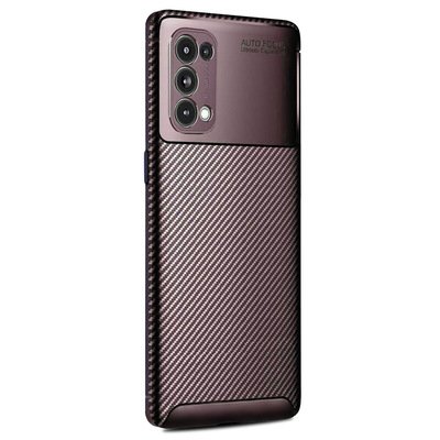 Microsonic Oppo Reno 5 Pro 5G Kılıf Legion Series Kahverengi