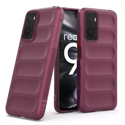 Microsonic Realme 9i 4G Kılıf Oslo Prime Bordo