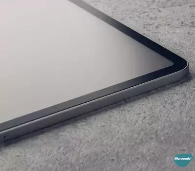 Microsonic Samsung Galaxy Tab S7 Plus T970 Tam Kaplayan Ekran Koruyucu Siyah