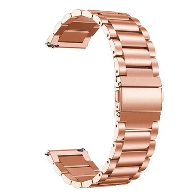 Microsonic Xiaomi Amaz Fit Verge Lite Metal Stainless Steel Kordon Rose Gold