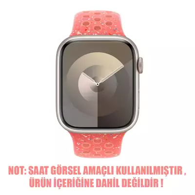 Microsonic Apple Watch Series 9 41mm Kordon Flame Sport Band Yavruağzı