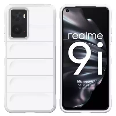 Microsonic Realme 9i 4G Kılıf Oslo Prime Beyaz