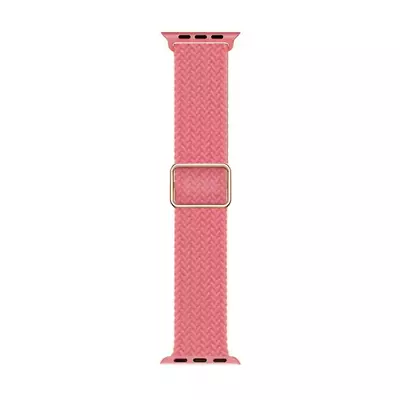 Microsonic Apple Watch Ultra Kordon Braided Loop Band Pembe