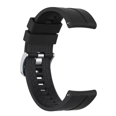 Microsonic Huawei Watch 5 46mm Kordon, Silicone RapidBands Siyah