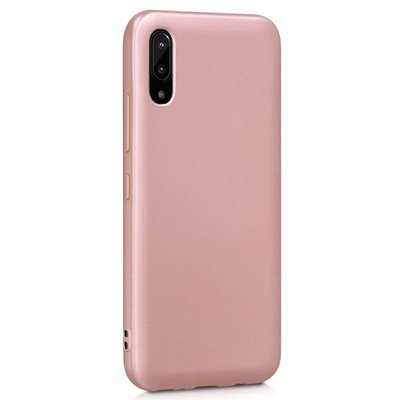 Microsonic Samsung Galaxy A02 Kılıf Matte Silicone Rose Gold