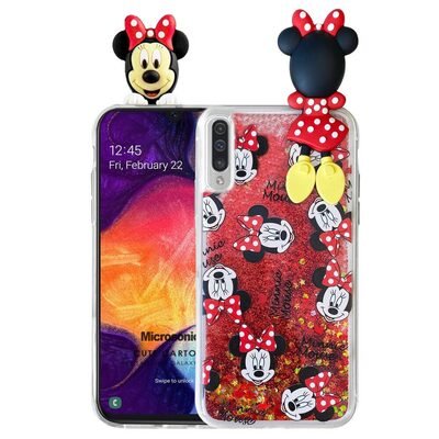 Microsonic Samsung Galaxy A50 Kılıf Cute Cartoon Minnie Mouse