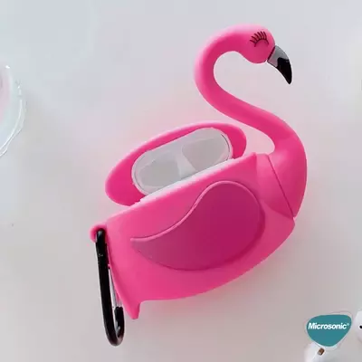 Microsonic Apple AirPods 1. Nesil / 2. Nesil Kılıf Flamingo