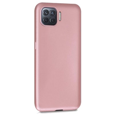 Microsonic Oppo A73 Kılıf Matte Silicone Rose Gold