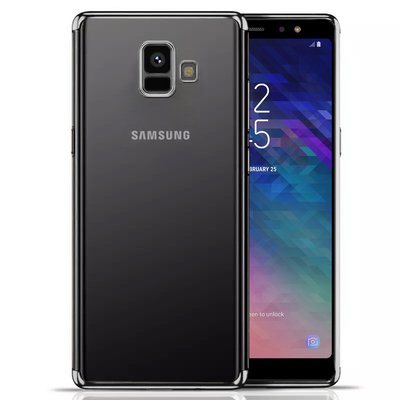 Microsonic Samsung Galaxy A6 2018 Kılıf Skyfall Transparent Clear Gümüş