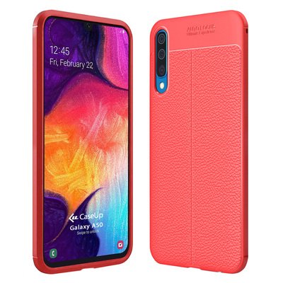 CaseUp Samsung Galaxy A50 Kılıf Niss Silikon Kırmızı