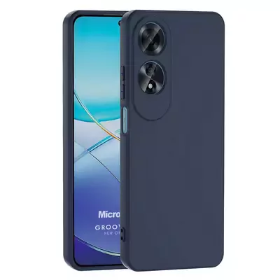 Microsonic Oppo A60 Kılıf Groovy Soft Lacivert