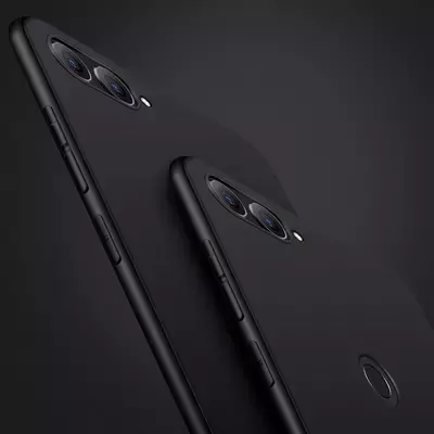 Microsonic Matte Silicone Asus Zenfone Max Plus M1 (5.7'') ZB570TL Kılıf Kırmızı