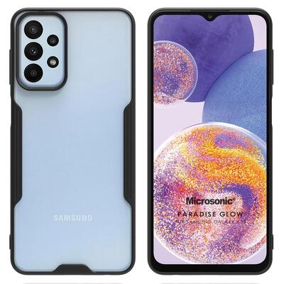 Microsonic Samsung Galaxy A23 Kılıf Paradise Glow Siyah