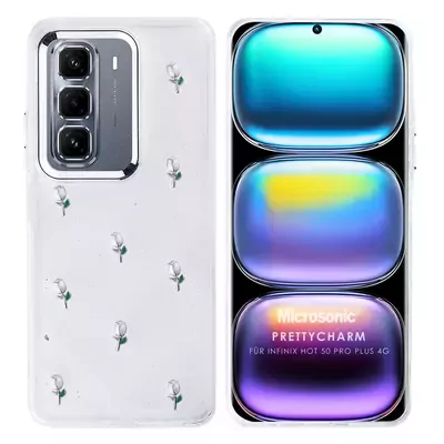 Microsonic Infinix Hot 50 Pro Plus Kılıf PrettyCharm Tulip