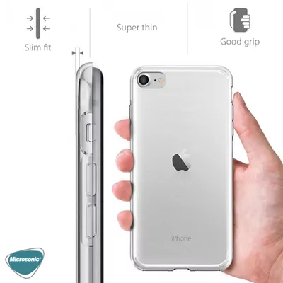 Microsonic Apple iPhone SE 2020 Kılıf Kristal Şeffaf