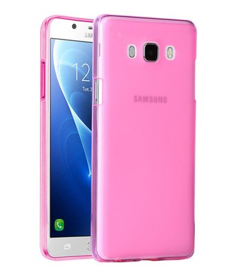 Microsonic Samsung Galaxy J5 2016 Kılıf Transparent Soft Pembe