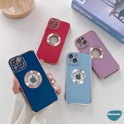 Microsonic Apple iPhone 11 Kılıf Flash Stamp Koyu Mor