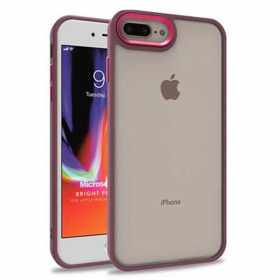 Microsonic Apple iPhone 8 Plus Kılıf Bright Planet Kırmızı