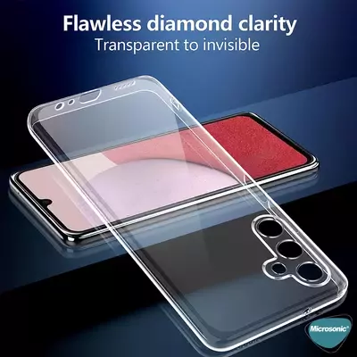 Microsonic Samsung Galaxy A54 Kılıf Transparent Soft Beyaz