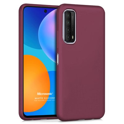 Microsonic Huawei P Smart 2021 Kılıf Matte Silicone Mor