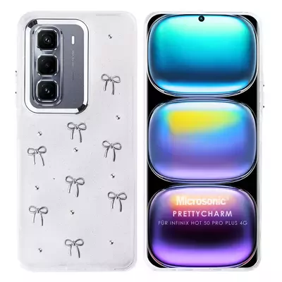Microsonic Infinix Hot 50 Pro Plus Kılıf PrettyCharm Bow