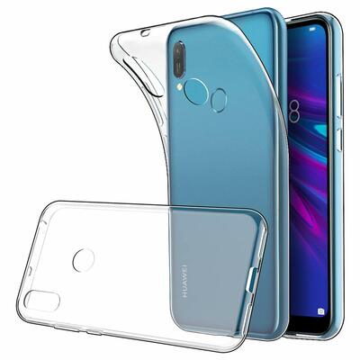 Microsonic Huawei Y6 2019 Kılıf Transparent Soft Beyaz