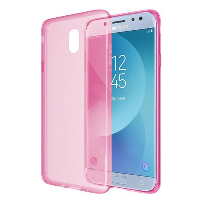 Microsonic Samsung Galaxy J5 Pro Kılıf Transparent Soft Pembe