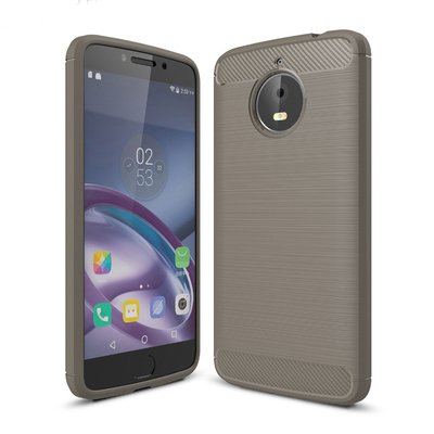 Microsonic Motorola Moto E4 Plus Kılıf Room Silikon Gri