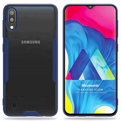 Microsonic Samsung Galaxy A10 Kılıf Paradise Glow Lacivert