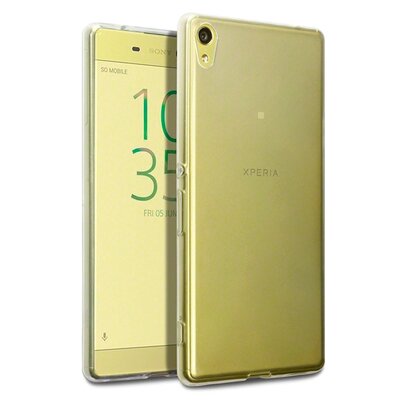 Microsonic Sony Xperia XA Ultra Kılıf Transparent Soft Beyaz