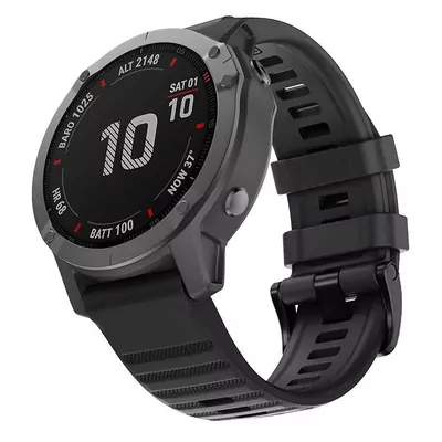 Microsonic Garmin Instinct Kordon Quick Fit Strap Band Siyah