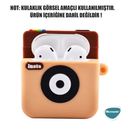 Microsonic AirPods 1. Nesil / 2. Nesil Kılıf Cartoon Figürlü Silikon Crtn-Fgr-Ingrm