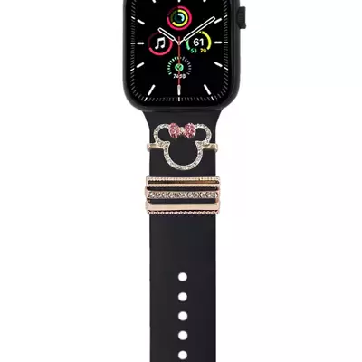 Microsonic Apple Watch Ultra Kordon Aksesuarı Minnie Mouse Charm