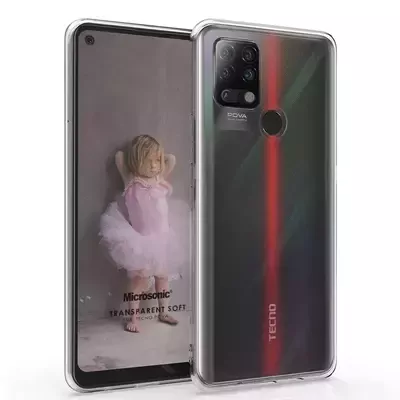 Microsonic TECNO Pova Kılıf Transparent Soft Şeffaf