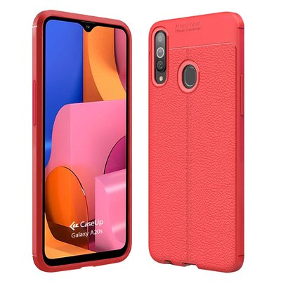 CaseUp Samsung Galaxy A20s Kılıf Niss Silikon Kırmızı