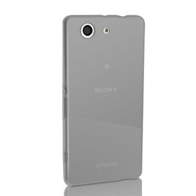 CaseUp Sony Xperia Z3 Compact Kılıf Transparent Soft Siyah